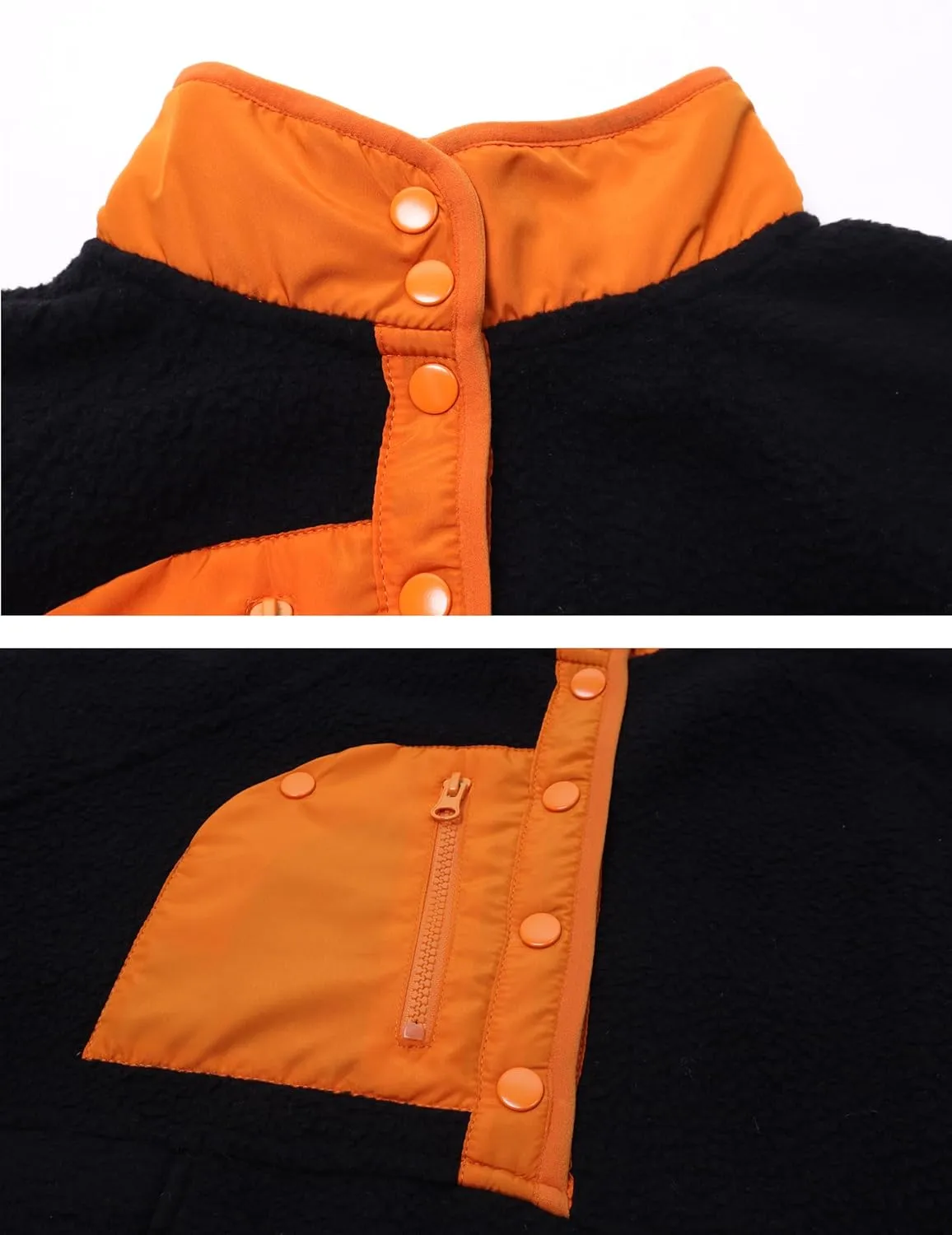 AMEBELLE Womens Lightweight Fleece Pullover Jacket Cropped Fall Winter Fuzzy Sherpa Jacket Sweatshirt Coat with Pockets