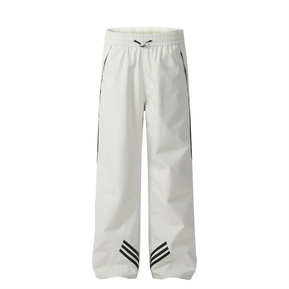 Around Three Bars Patchwork Casual Pants Men