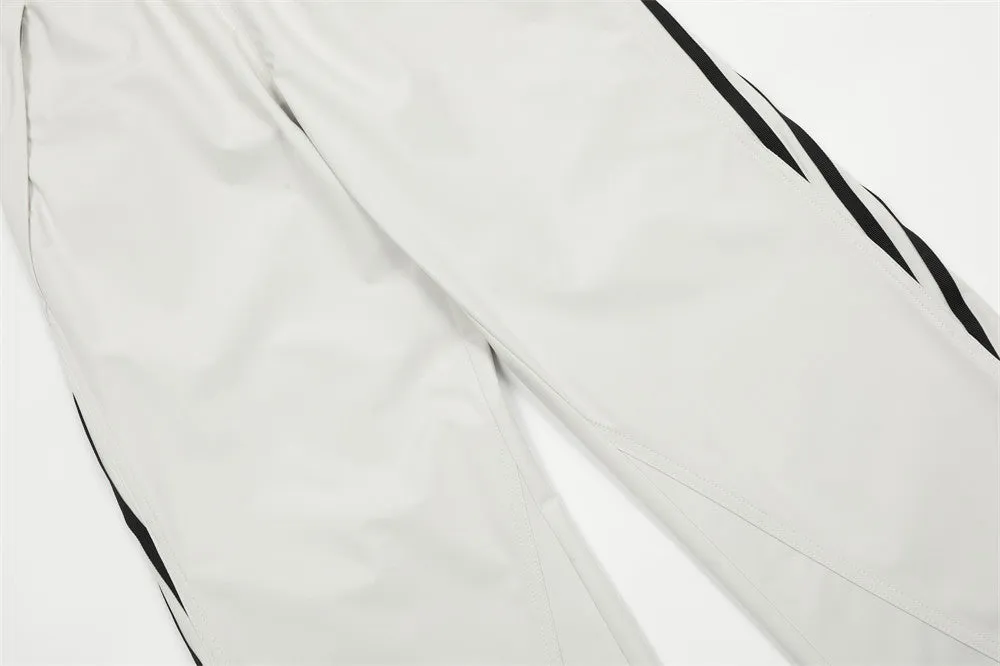 Around Three Bars Patchwork Casual Pants Men