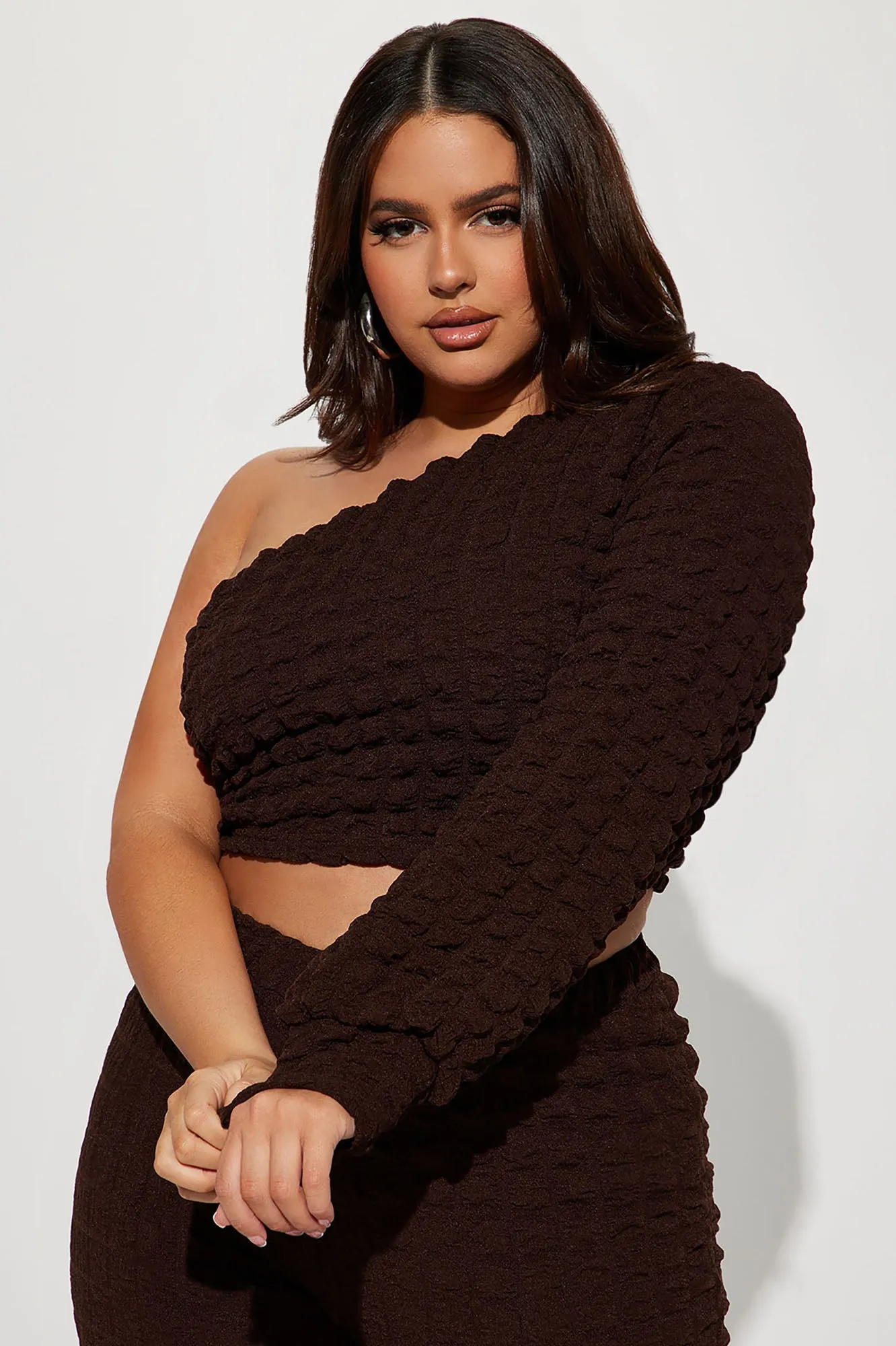 Be Extra Bubble Pant Set  - Mocha