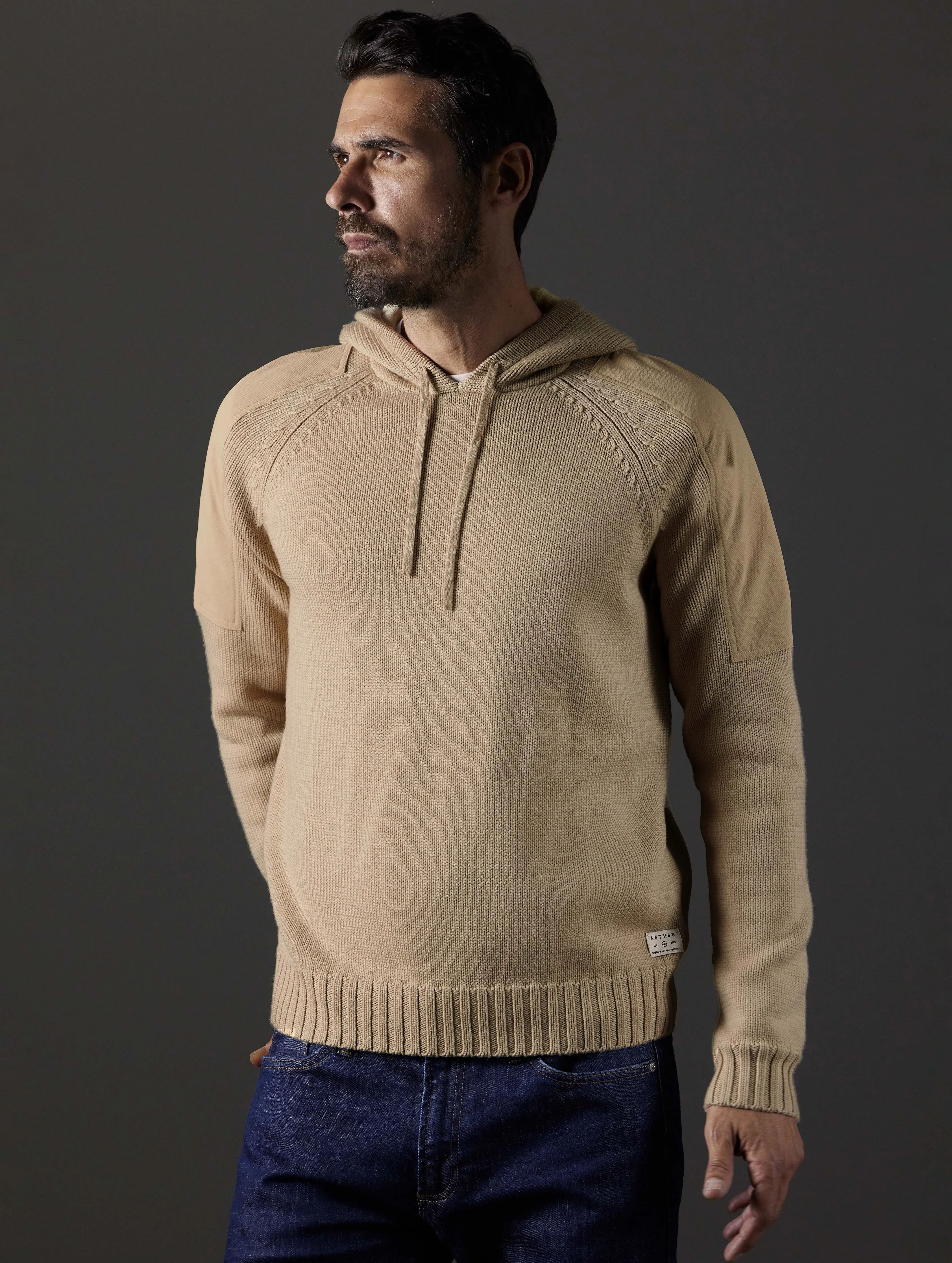 Benson Hooded Sweater - Oatmeal