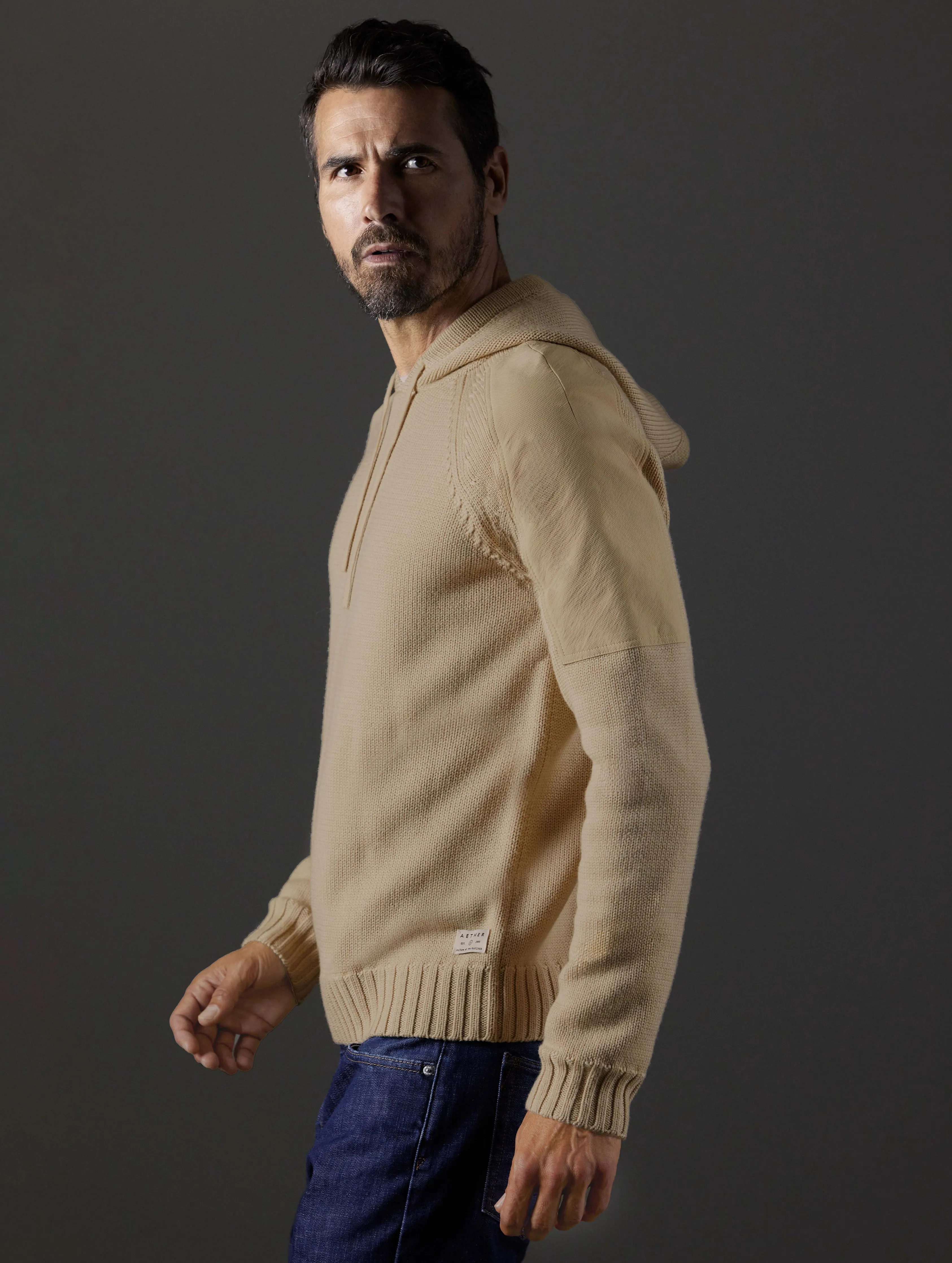 Benson Hooded Sweater - Oatmeal