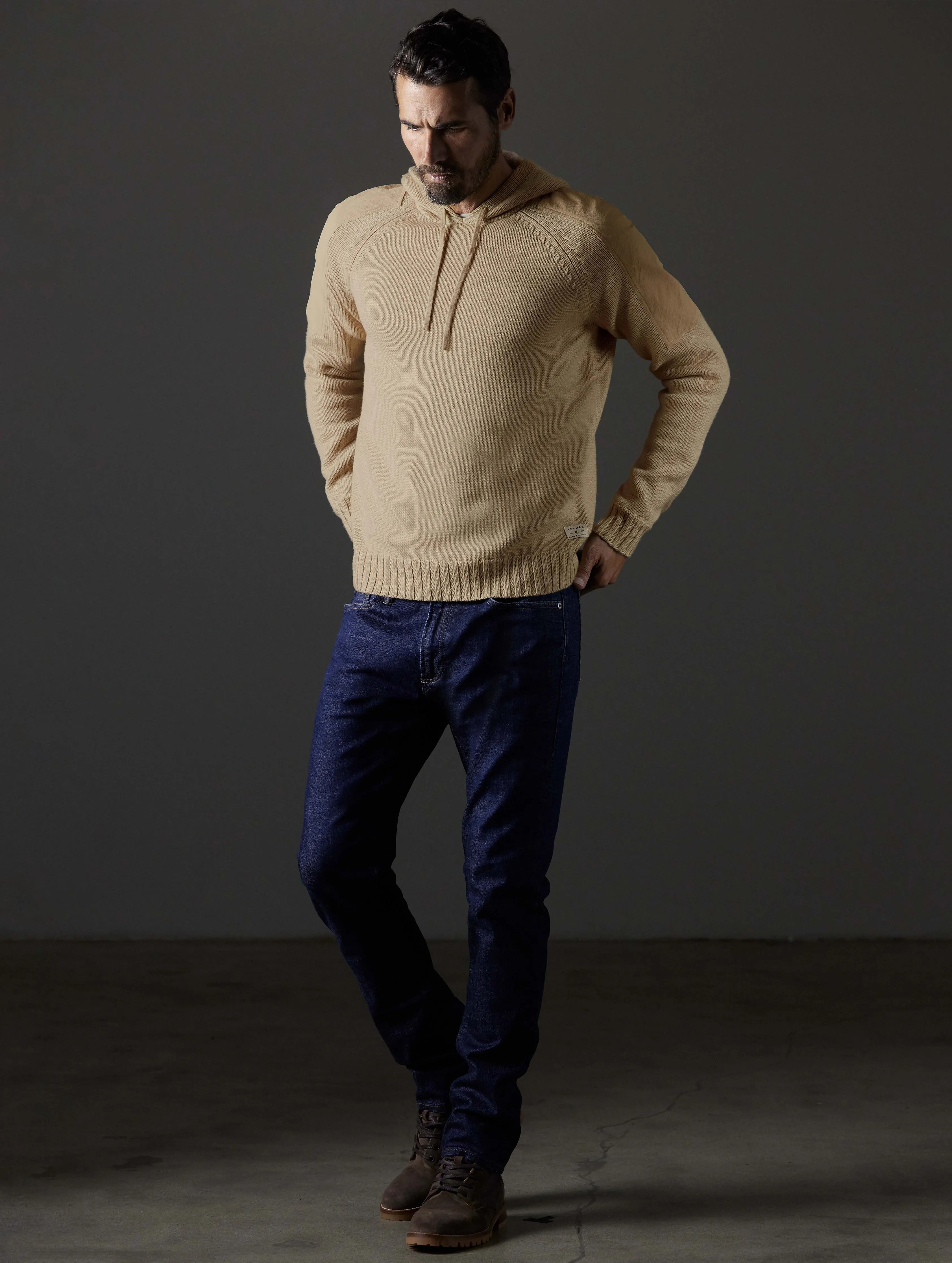 Benson Hooded Sweater - Oatmeal