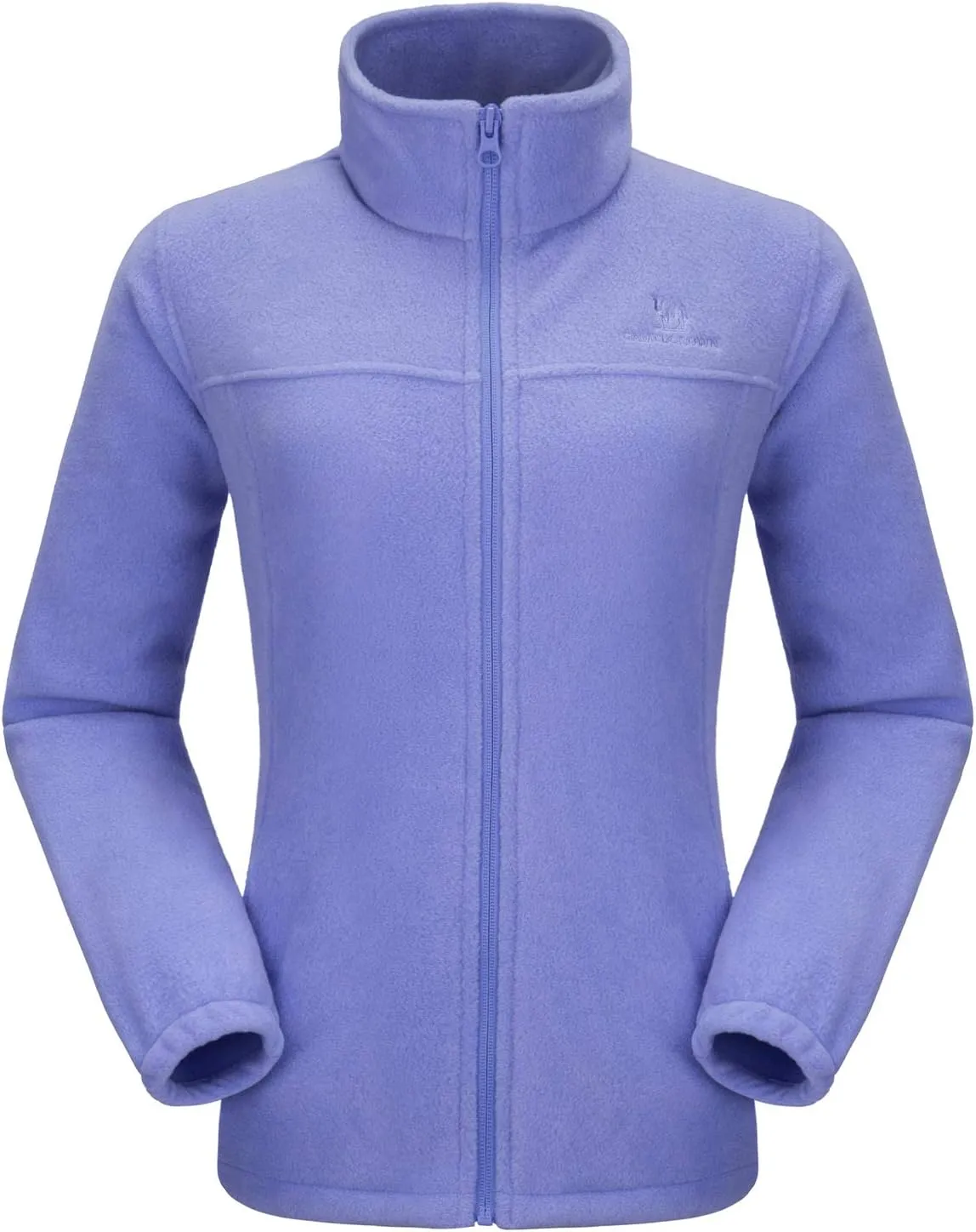 CAMEL CROWN Women Full Zip Fleece Jackets with Pockets Soft Polar Fleece Coat Jacket Sweater for Spring Outdoor