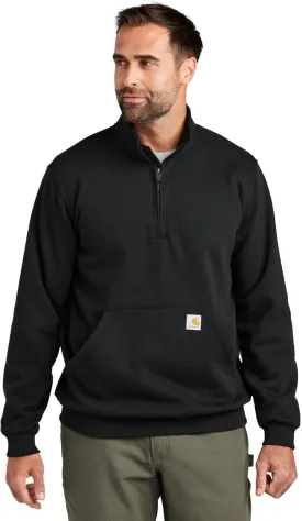 Carhartt Men's Loose Fit Midweight Quarter-Zip Mock-Neck Sweatshirt