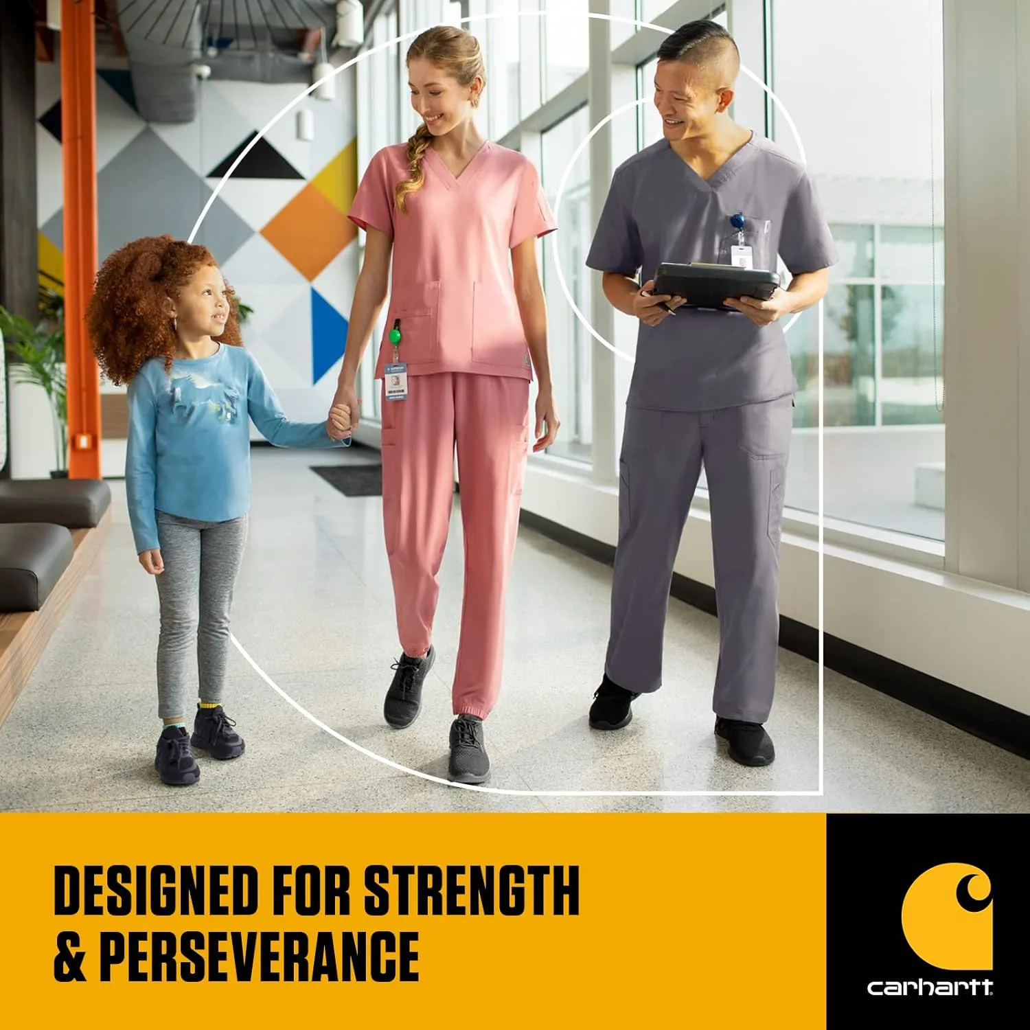 Carhartt Men's Ripstop Men's Utility Scrub Top