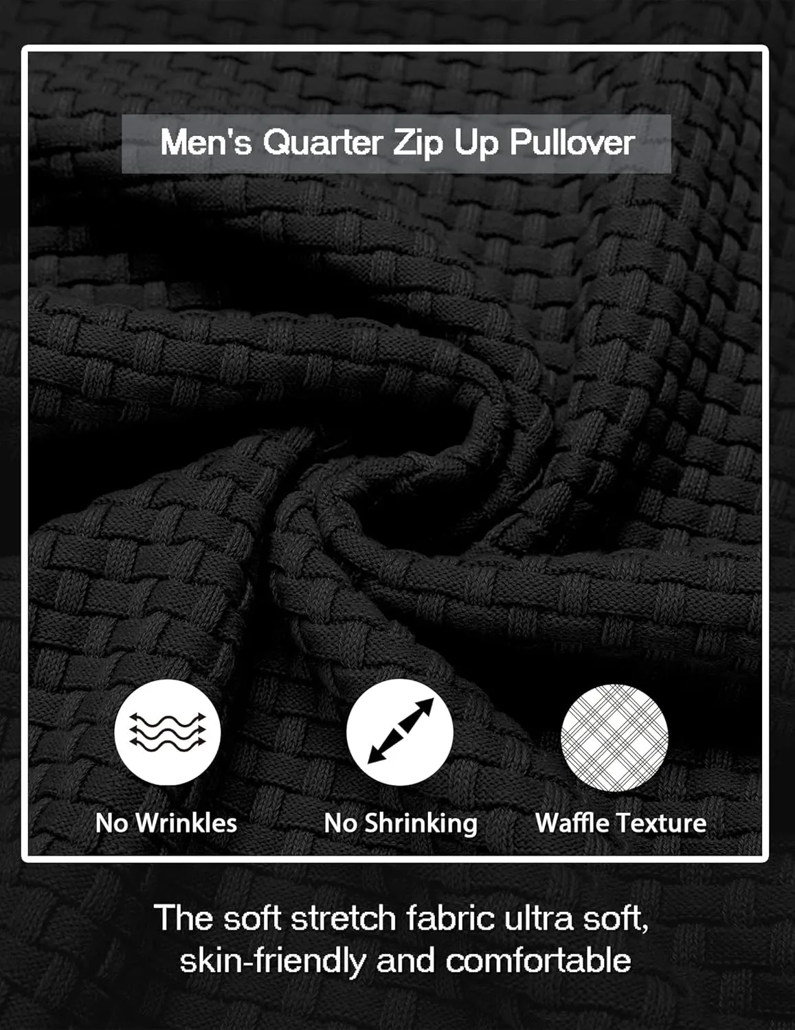 COOFANDY Men Dress Crewneck Sweater Pullover Knit Long Sleeve Casual Slim Fit Sweater