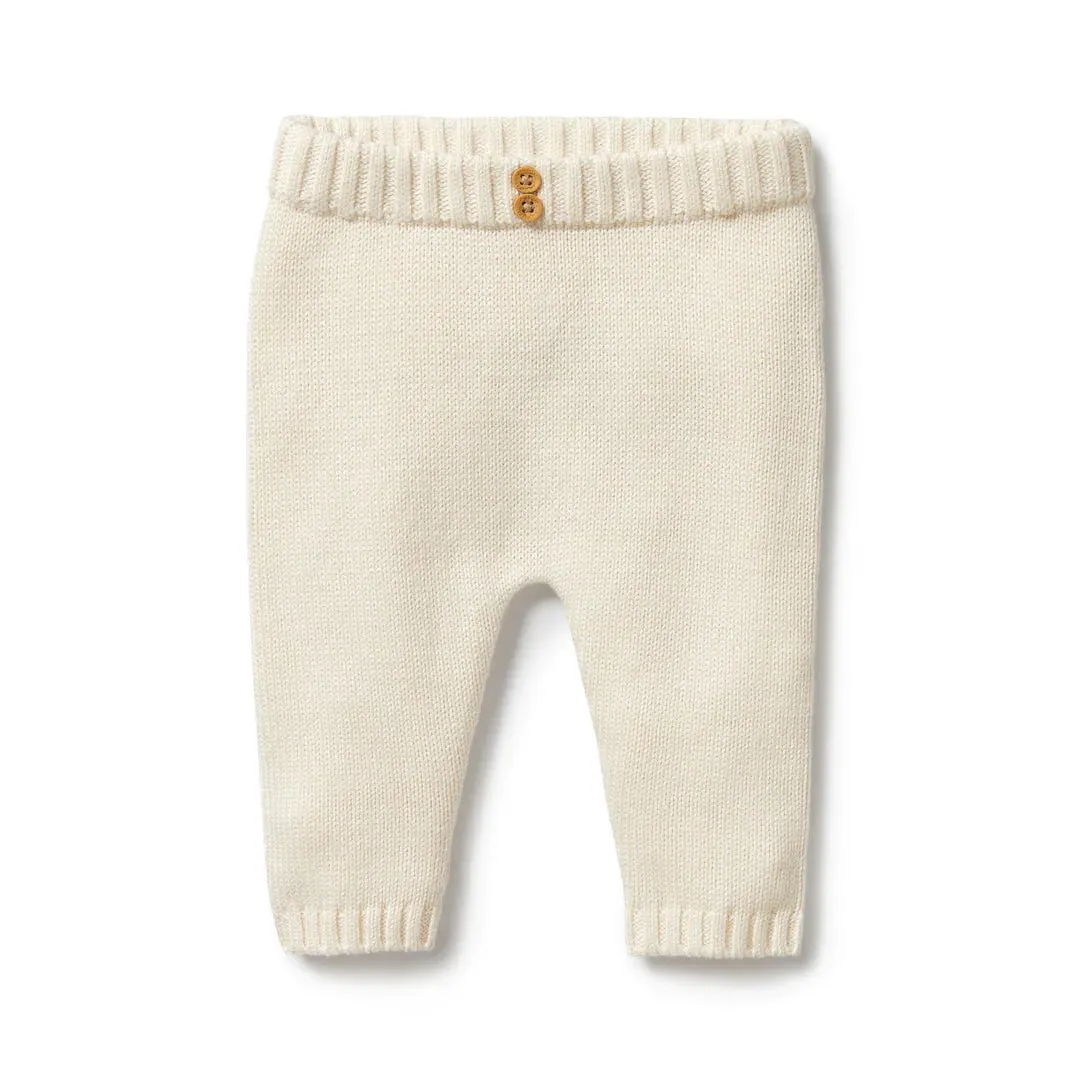 Ecru Knitted Sweater & Legging/Wilson & Frenchy