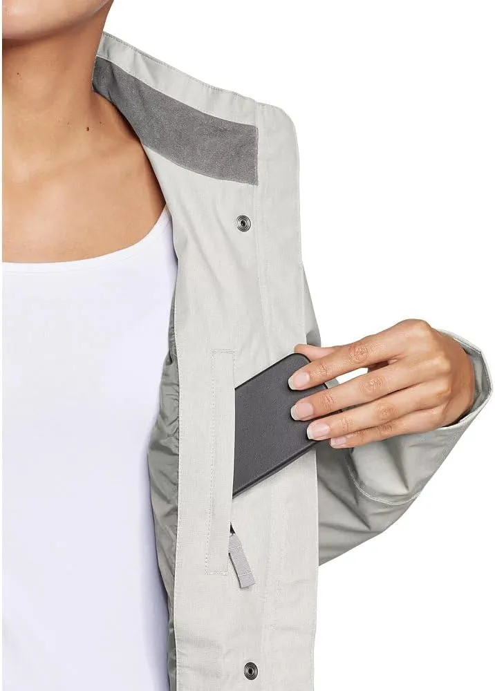 Eddie Bauer Women's Girl on the Go Waterproof Trench Coat