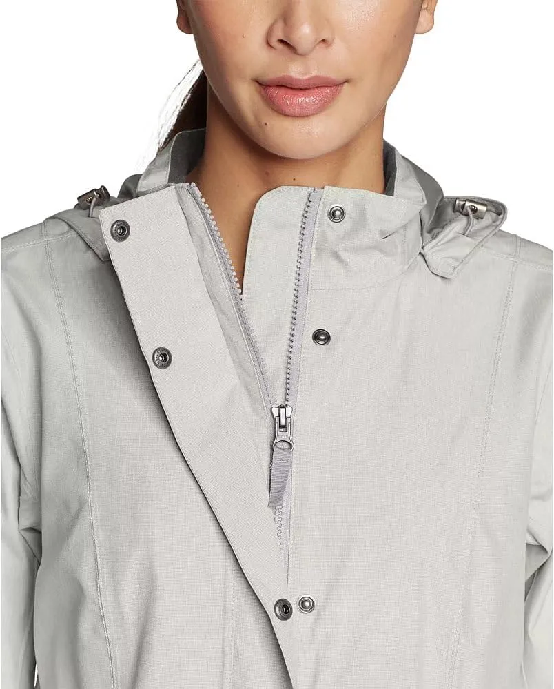 Eddie Bauer Women's Girl on the Go Waterproof Trench Coat