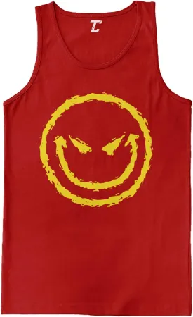 Evil Smile - Funny Badass Emoticon Men's Tank Top