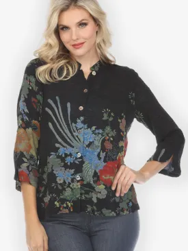 Garden of Hope Hand Dyed Silk Blouse