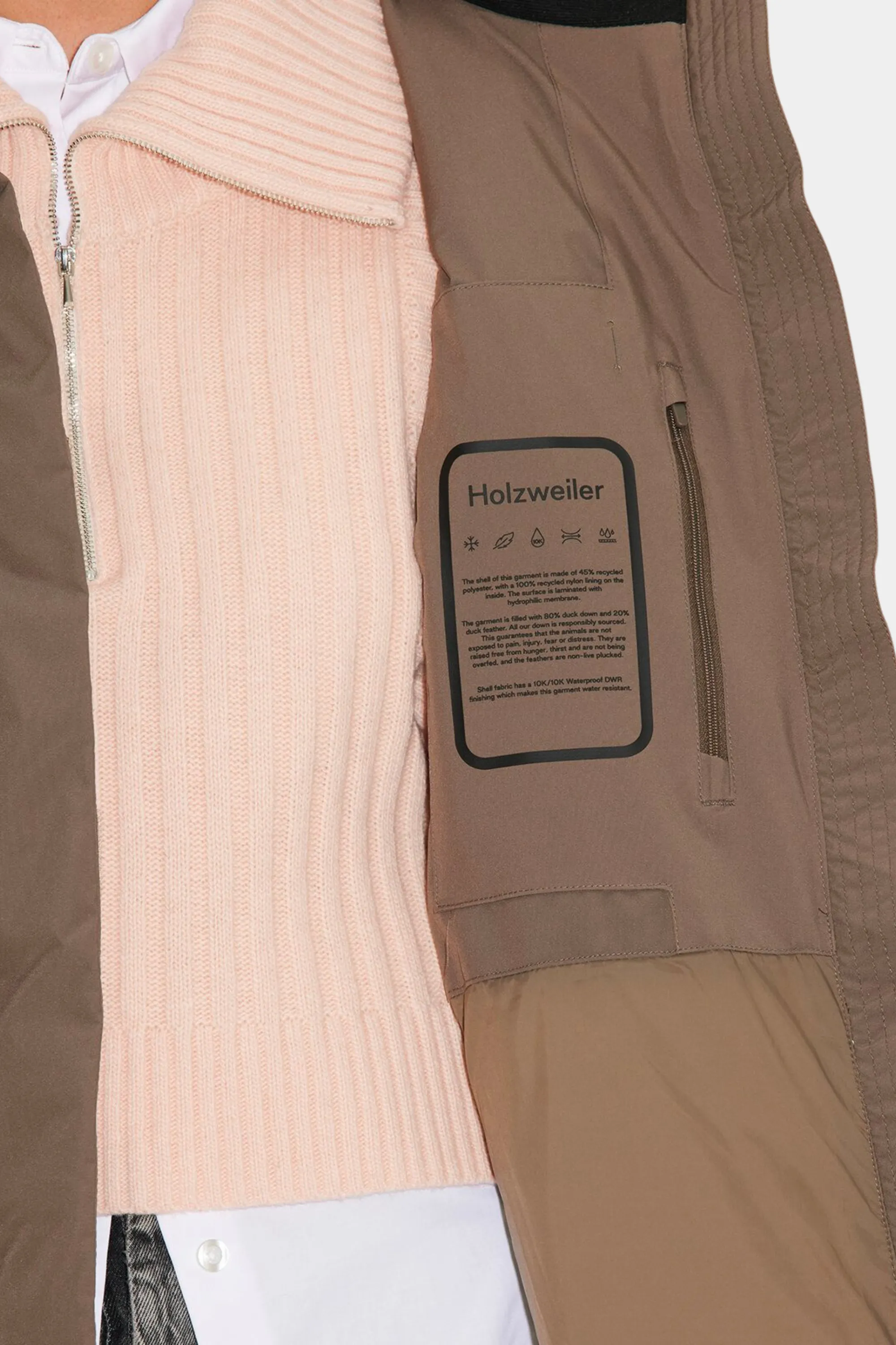 Glittertind Down Jacket Taupe