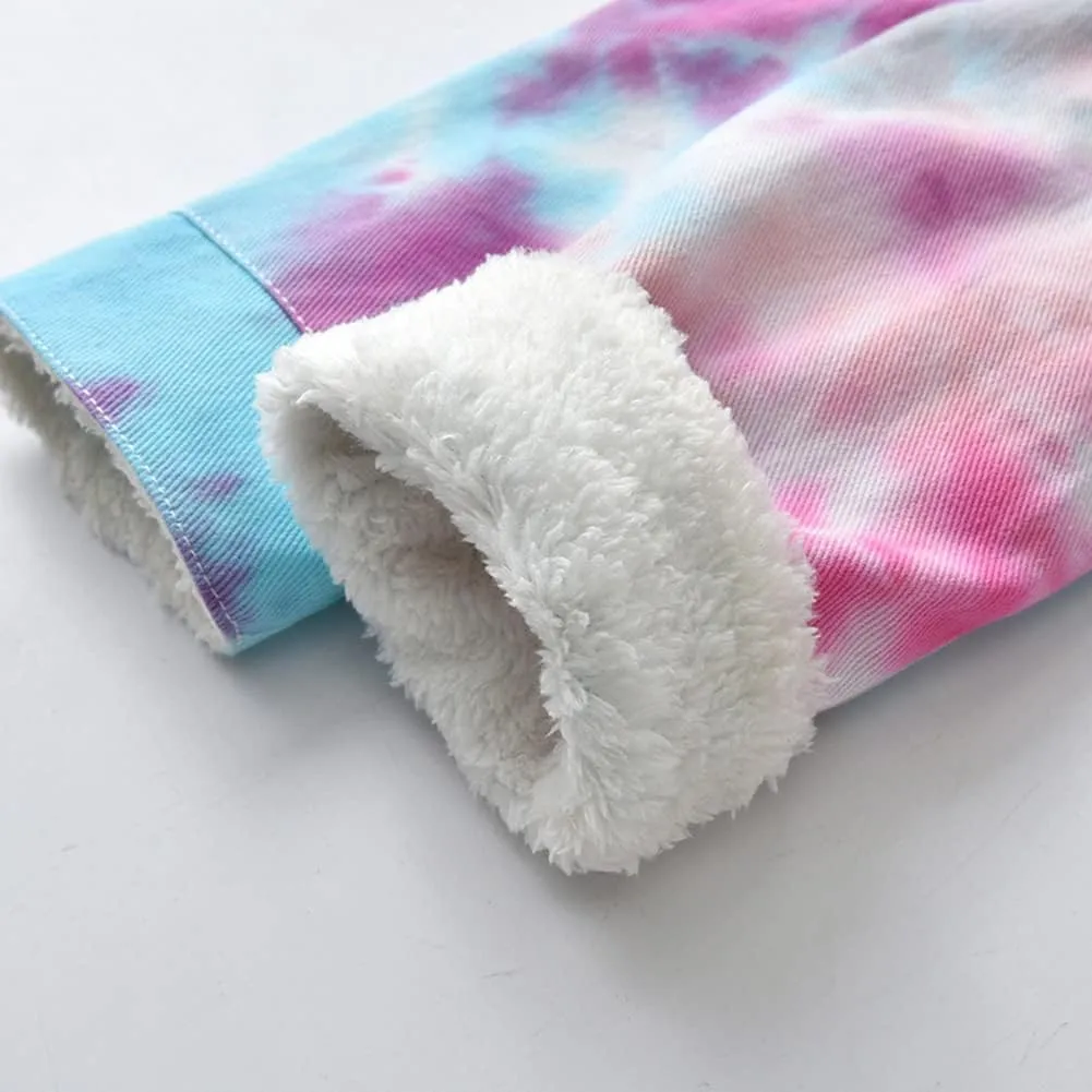 Hotmiss Toddler Baby Boys Girls Fleece Lined Denim Jacket Thicken Kids Fleece Jean Jacket Coat Winter Outwear