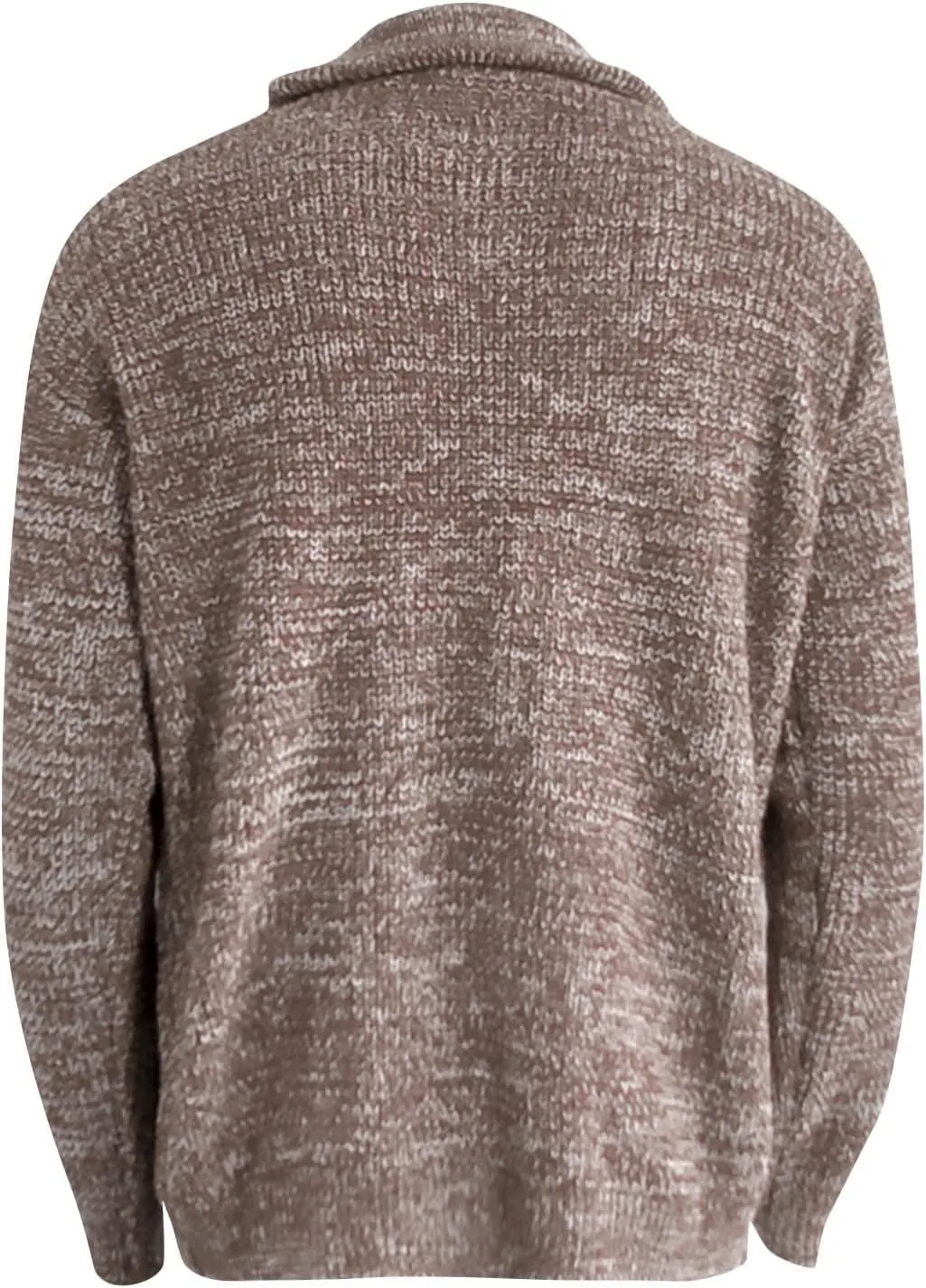 Jackets for Men Cardigan Europe and America Solid Color Long Sleeve Slim Fit Knit Sweater Coat Jackets