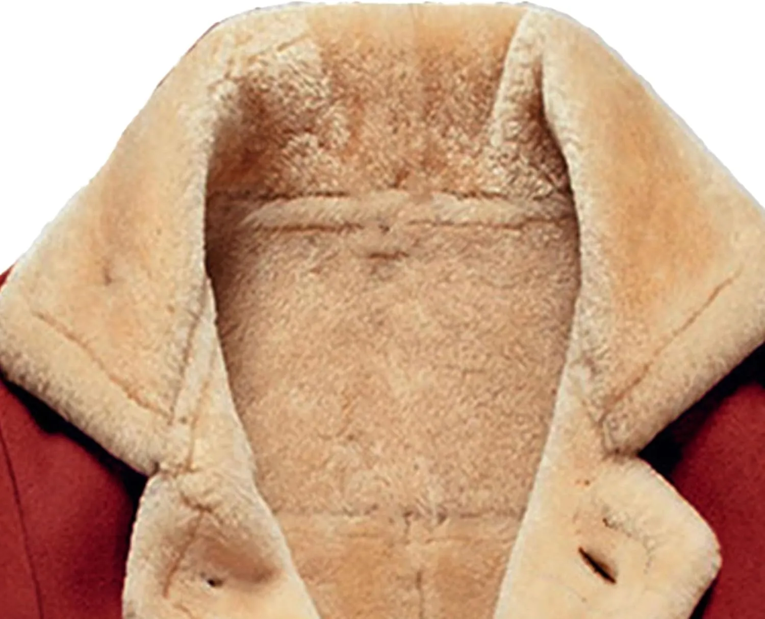 JEShifangjiusu Men'S Winter Long Sleeve Leather Coat Fleece Lined Parka Jacket Thicken Warm Fur Coat Outerwear With Pockets