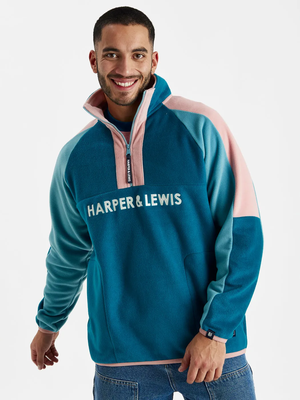 Karie 1/2 Zip Fleece Teal Green