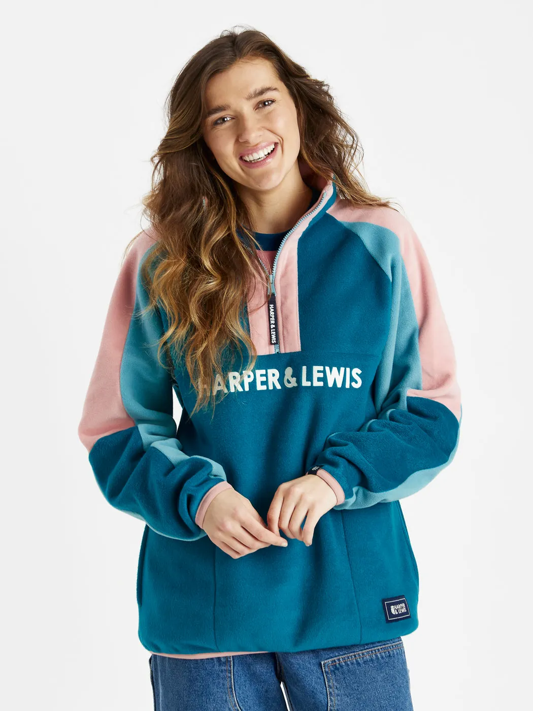 Karie 1/2 Zip Fleece Teal Green