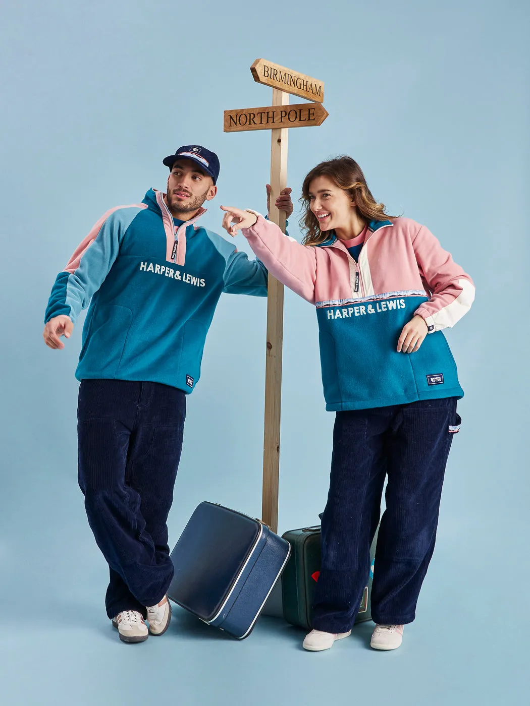 Karie 1/2 Zip Fleece Teal Green