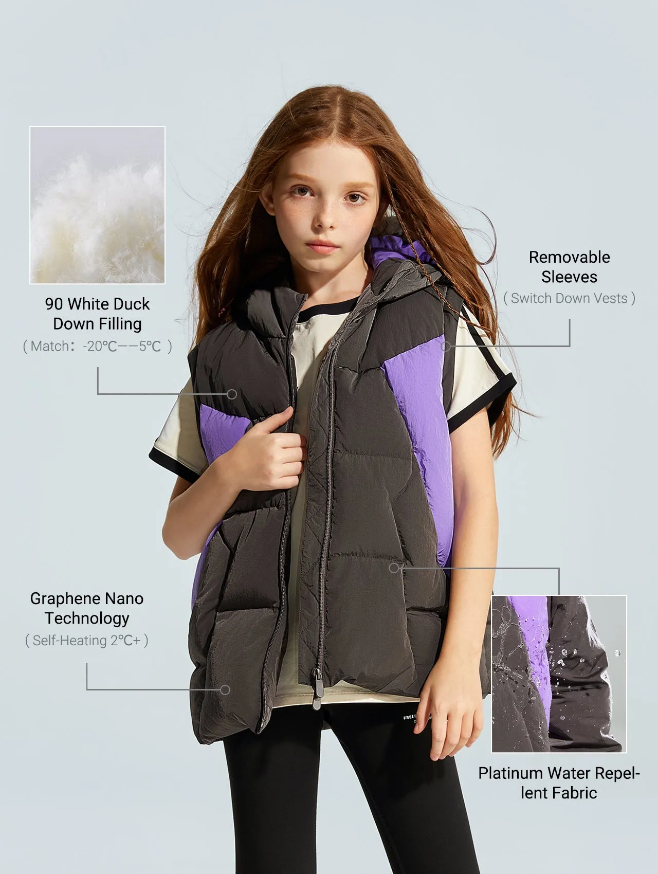 Kids Puffy Down Jacket