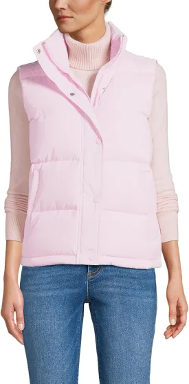 Lands' End Women's Wide Channel 600 Down Puffer Vest
