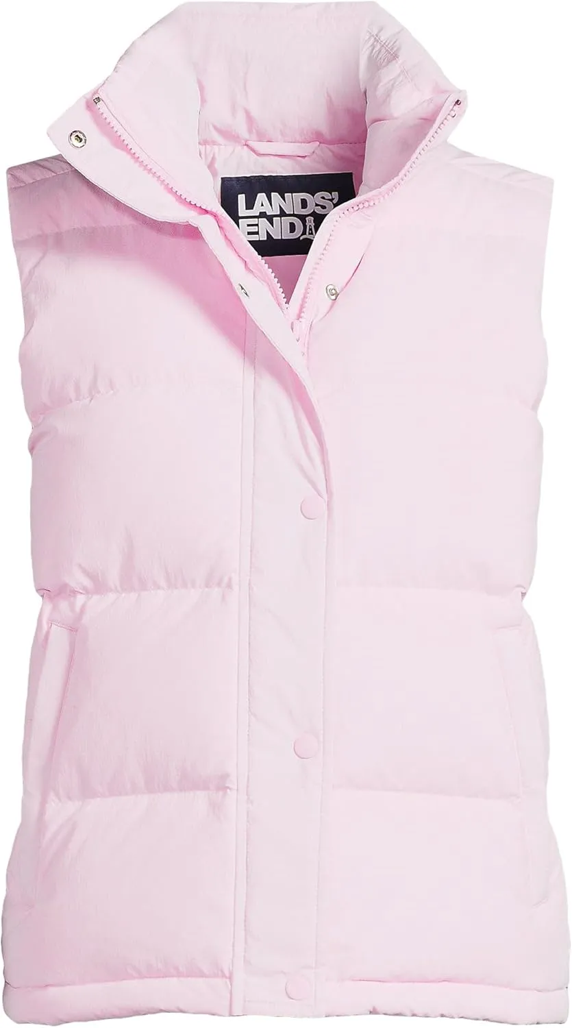Lands' End Women's Wide Channel 600 Down Puffer Vest