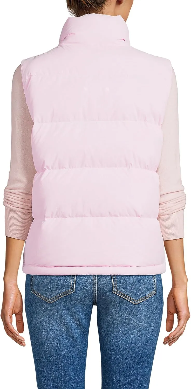 Lands' End Women's Wide Channel 600 Down Puffer Vest