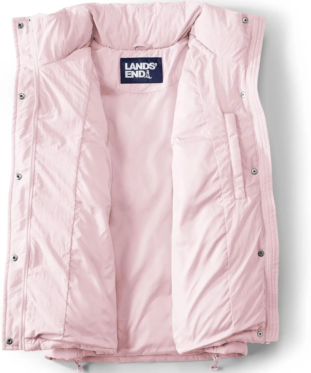 Lands' End Women's Wide Channel 600 Down Puffer Vest