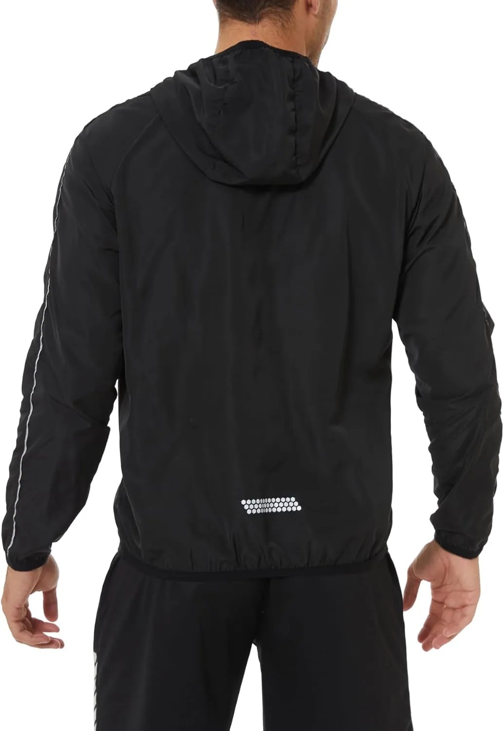 LAZAWG Lightweight Waterproof Rain Jacket Men Windproof Raincoat with Hood for Golf Cycling Running Ventures
