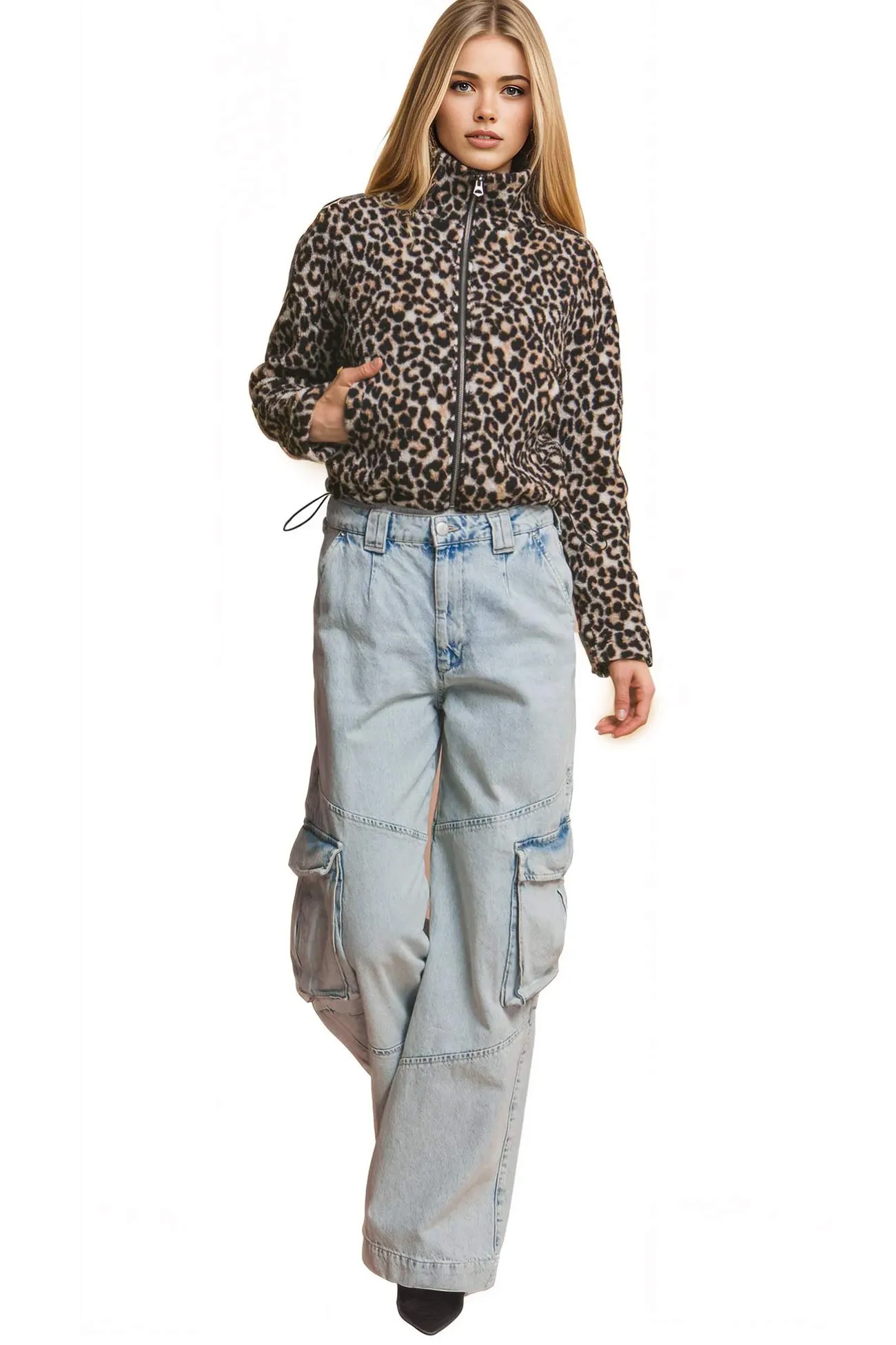 Leopard Teddy Jacket