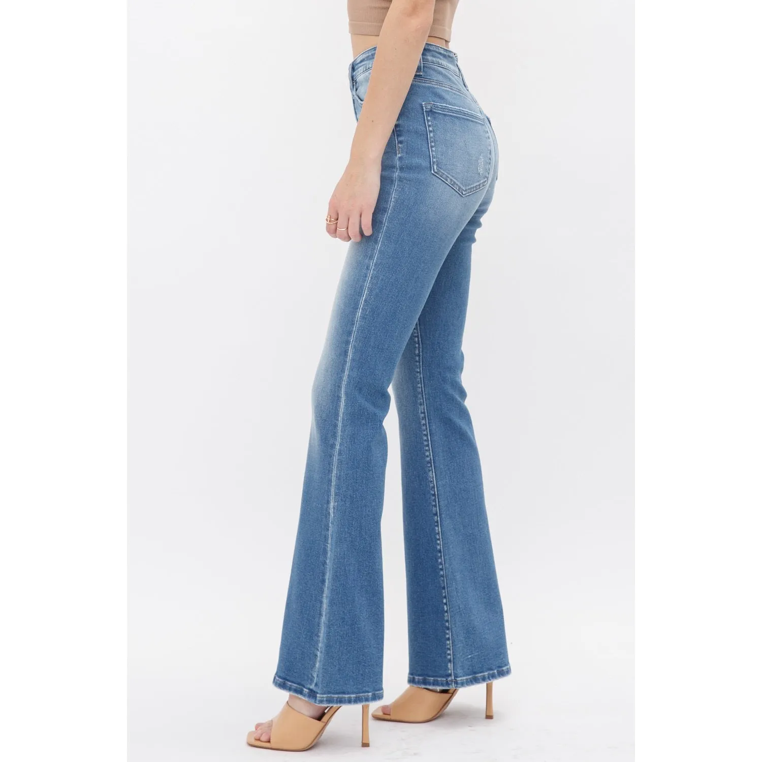 MD VERDITE HIGH RISE FLARE JEANS