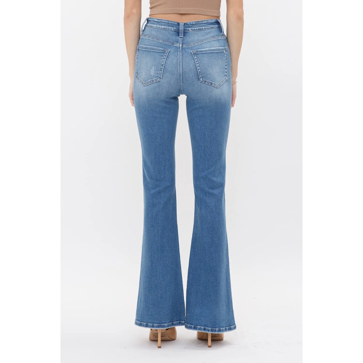MD VERDITE HIGH RISE FLARE JEANS