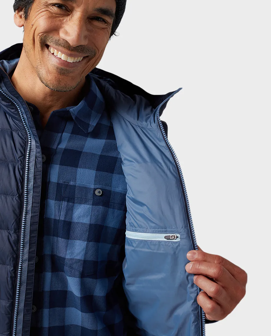 Men's Hometown Down Hooded Vest