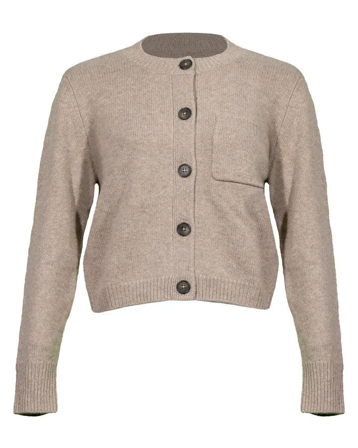 Repeat Crop Cashmere Cardigan
