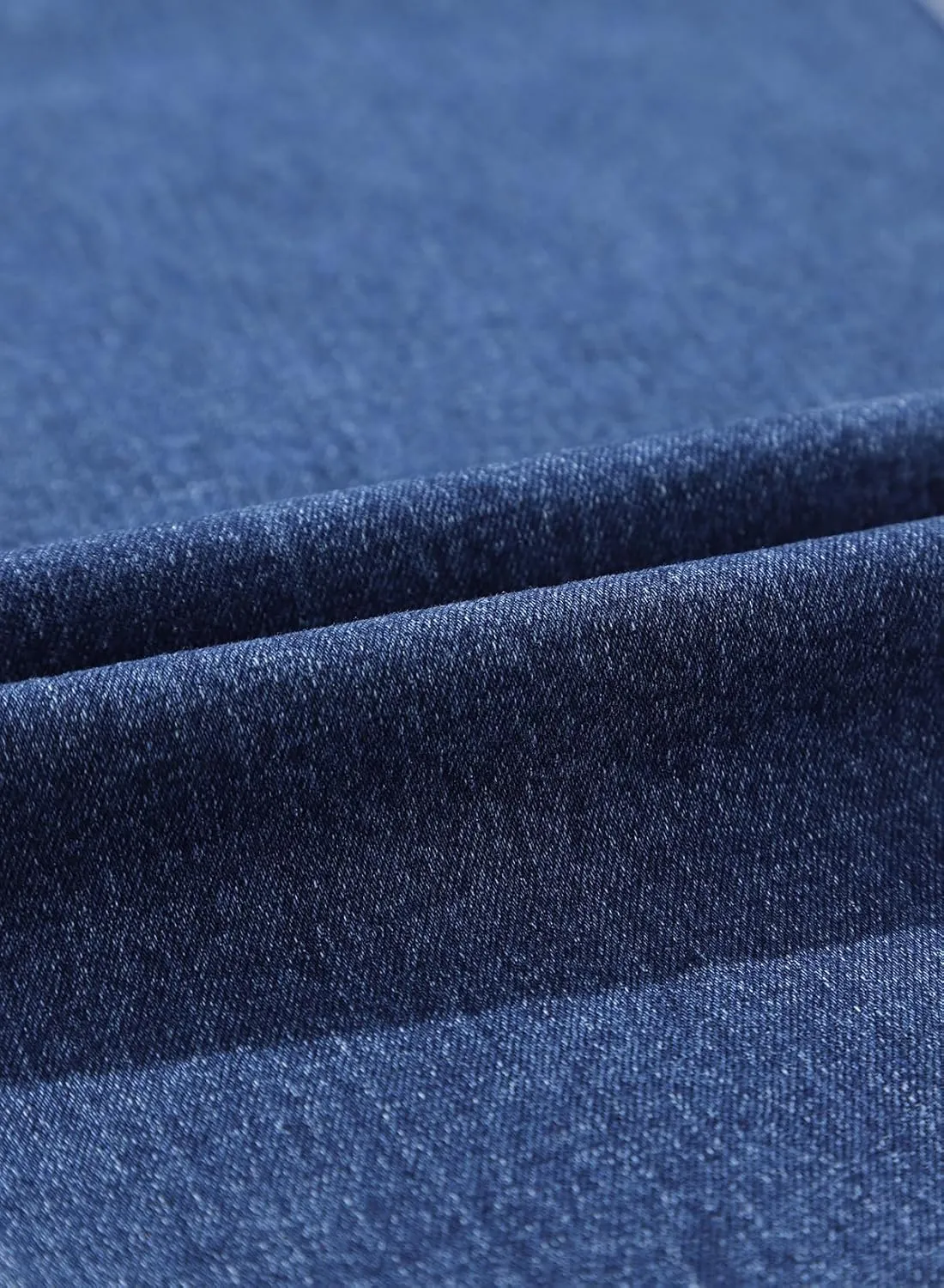 Sidefeel Women's Wide Leg Jeans High Waisted Zimbaplatinum Stretchy Straight Leg Jeans Buttoned Loose Denim Pants with Pocket