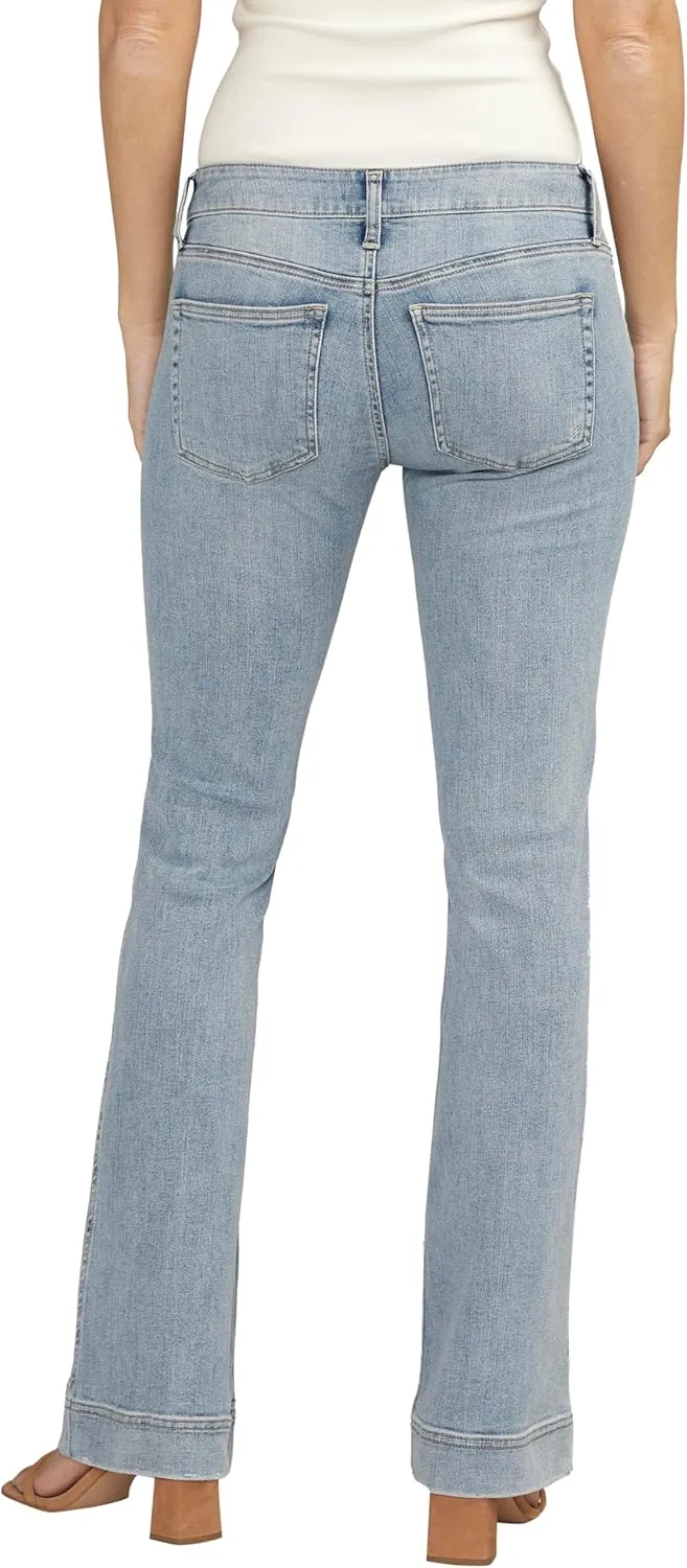 Silver Jeans Co. Women's Britt Low Rise Curvy Fit Bootcut Jeans