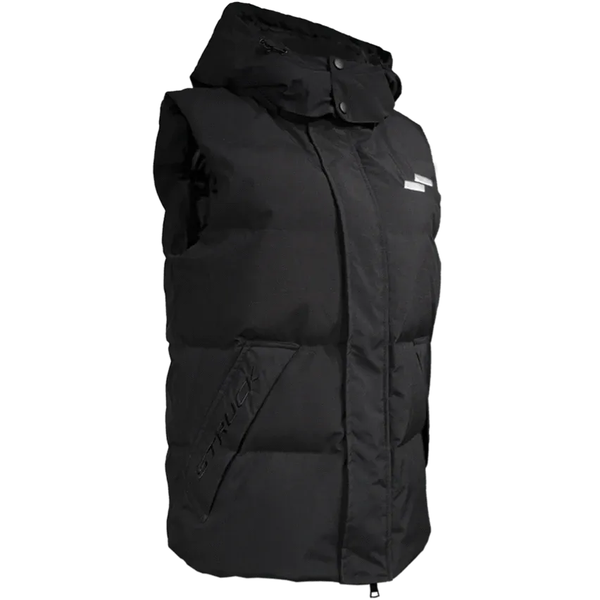 Struck - Down Vest: Black