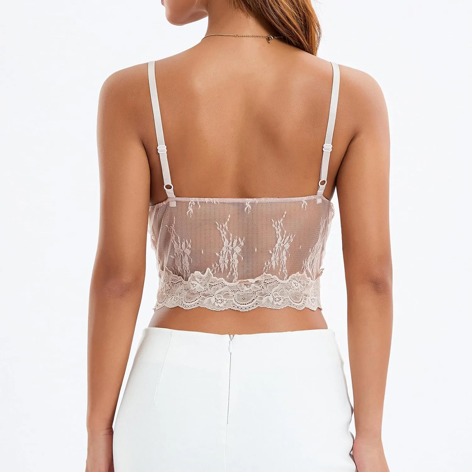 Women Y2k Spaghetti Strap Camisole Crop Top Mesh See Through Slim Fit Tank Top Going Out Shirt Vest Tops Streetwear