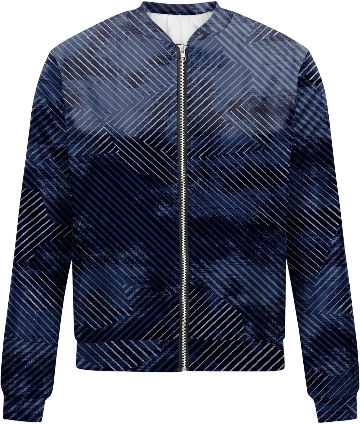 Women's Casual Bomber Jacket Lightweight Windbreaker Jackets Long Sleeve Windproof Spring Fall Jackets with Pockets
