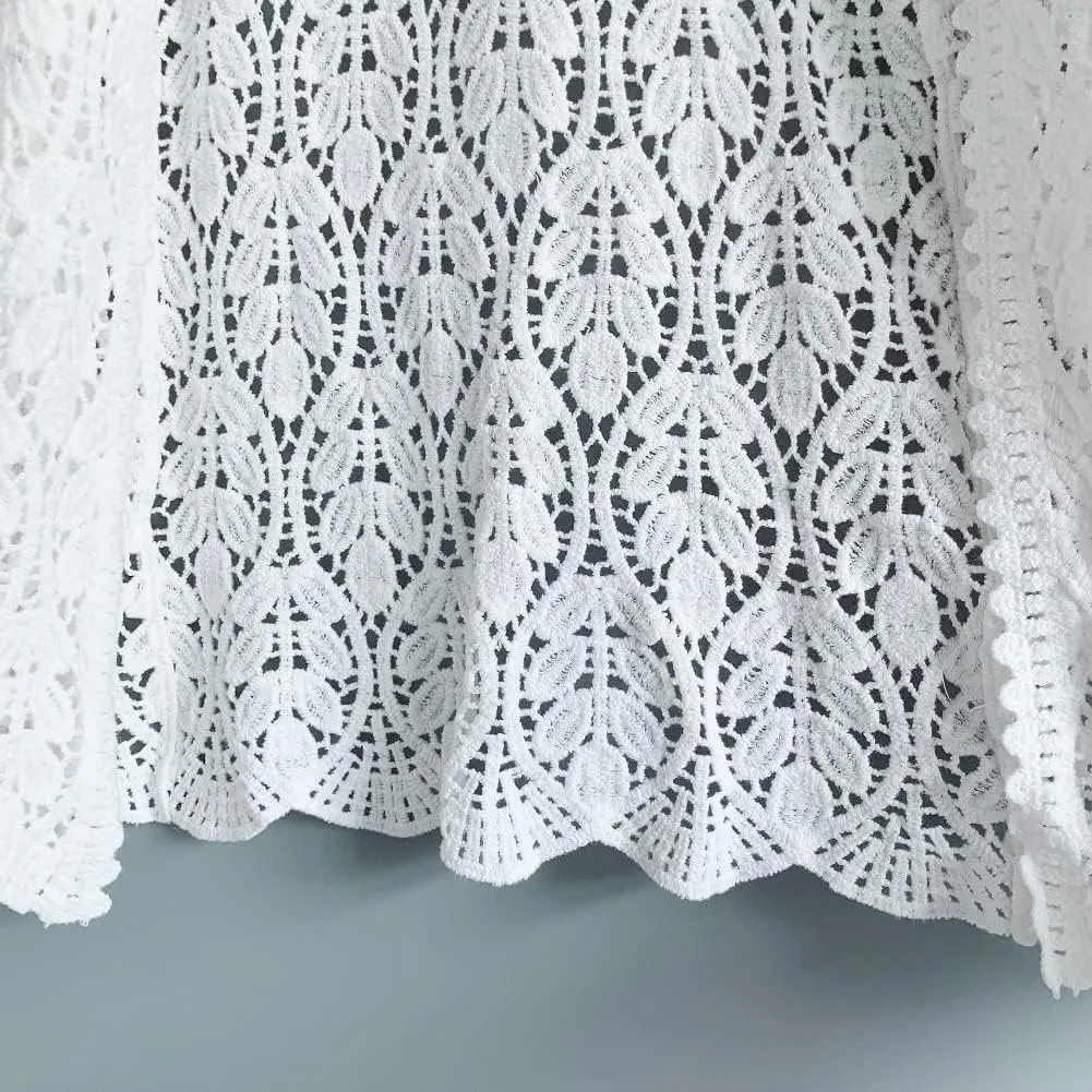 Women's Sleeveless Open Front Cardigan Vest Lightweight Cool Crochet Cardigans for Women