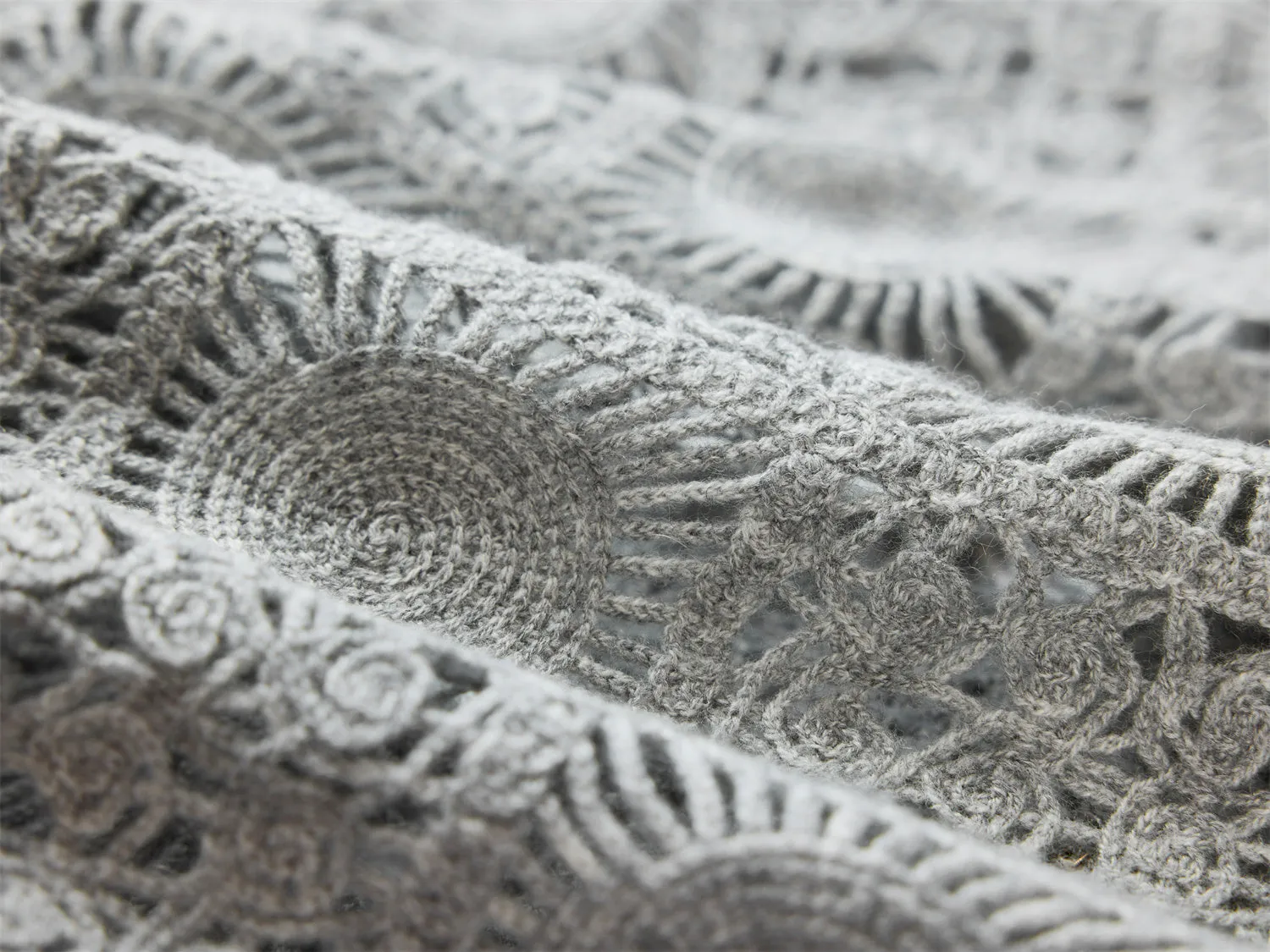 YAYING Water-Soluble Lace Knit Cardigan